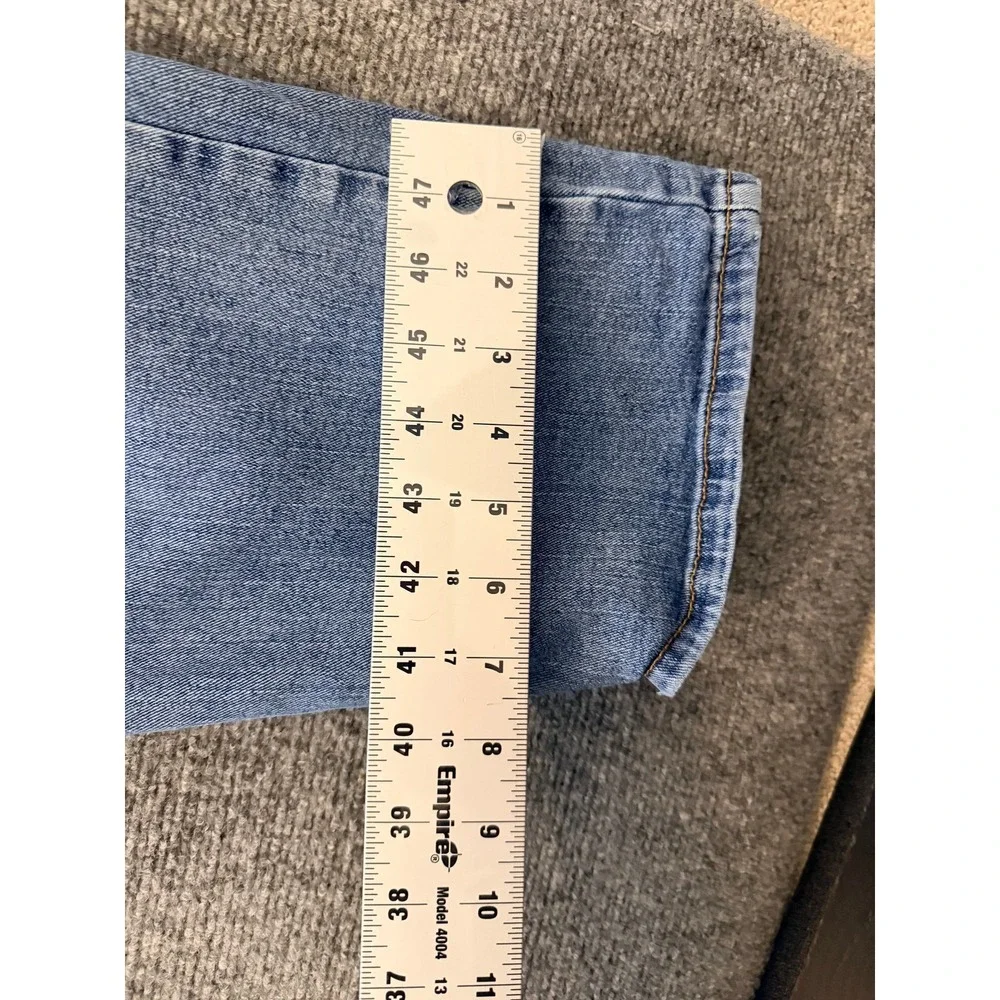 Wrangler Straight‎ Fit Mens Jeans 36x32 Light Wash Premium Denim Pants